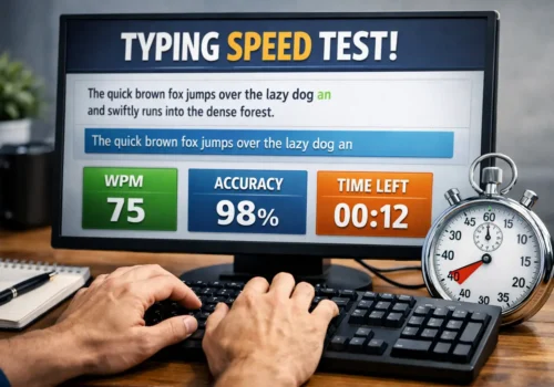 تست سرعت تایپ